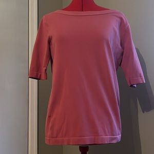 Ann Taylor short sleeved cotton sweater size large